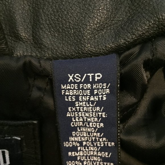 Gap Leather Jacket Size XS - Picture 7 of 7